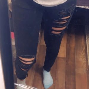 American Eagle black jeggings size 2 regular